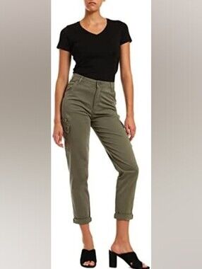 Mavi Army Green Denise High-Rise Cargo Pants